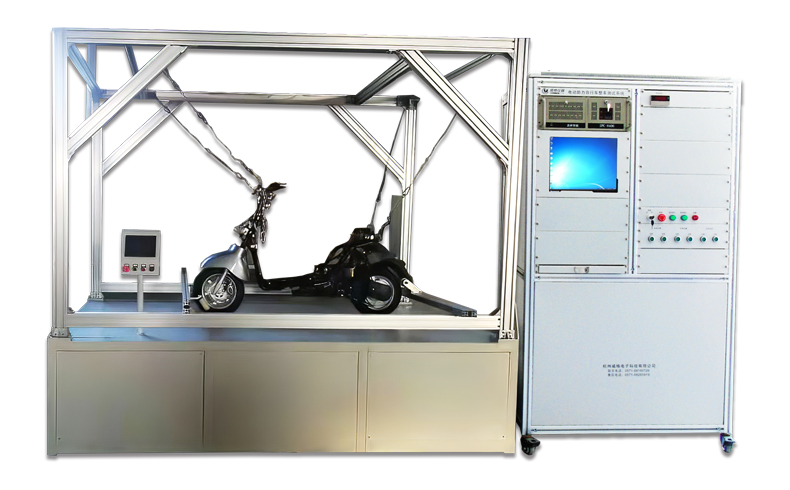威格电动摩托车底盘测功机及整车综合性能出厂测试系统插图